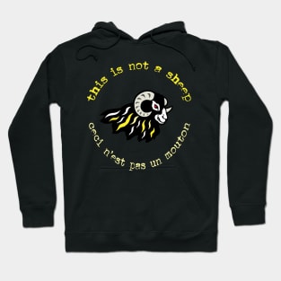 This is not a sheep Hoodie